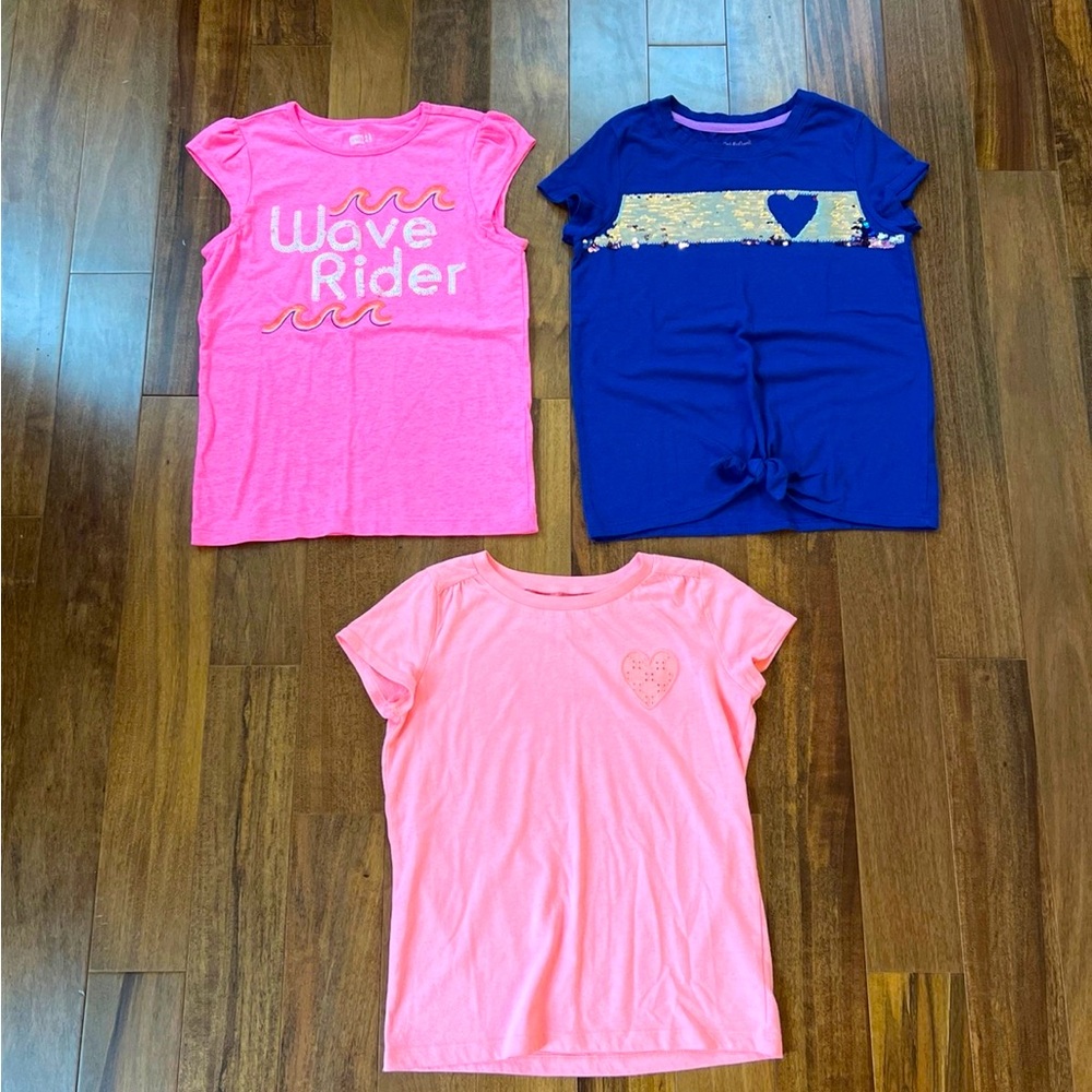 Girls t-shirt bundle size L (10-12)